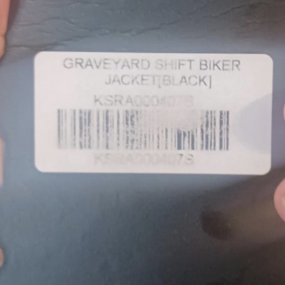 Killstar Graveyard Shift Spider Web Leather Jacket - Picture 7 of 7